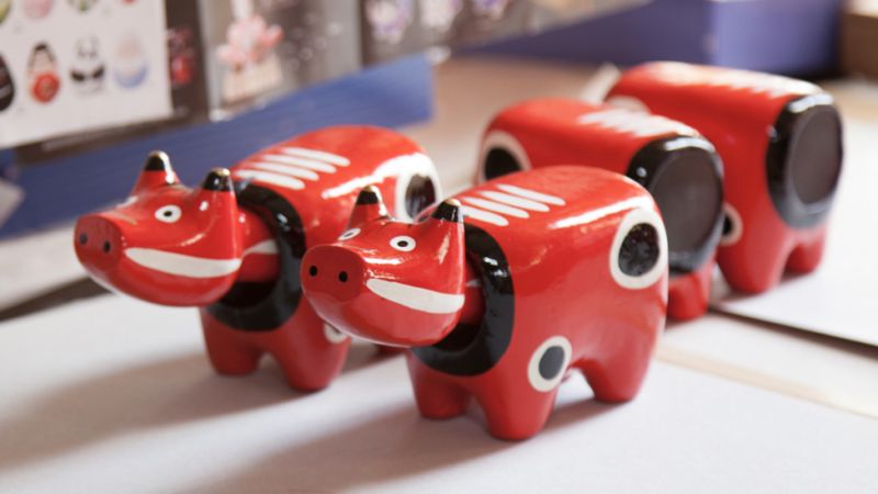 bò đỏ akabeko bò đỏ akabeko
